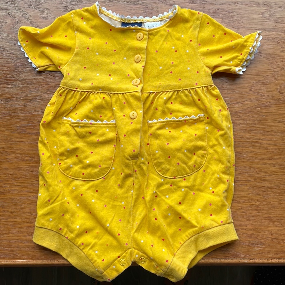 6/9 mo baby girl romper